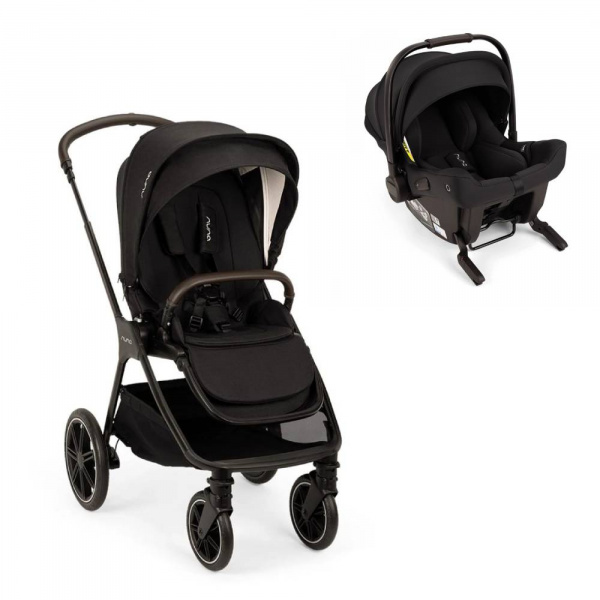 Poussette duo triv lx + siège auto pipa urbn caviar Nuna