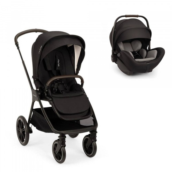 Poussette duo triv lx + siège auto arra flex caviar Nuna