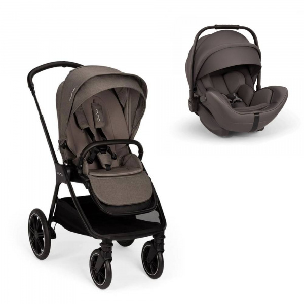 Poussette duo triv lx + siège auto arra flex biscotti Nuna
