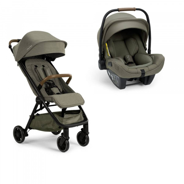 Poussette duo trvl lx + siège auto pipa next pine Nuna