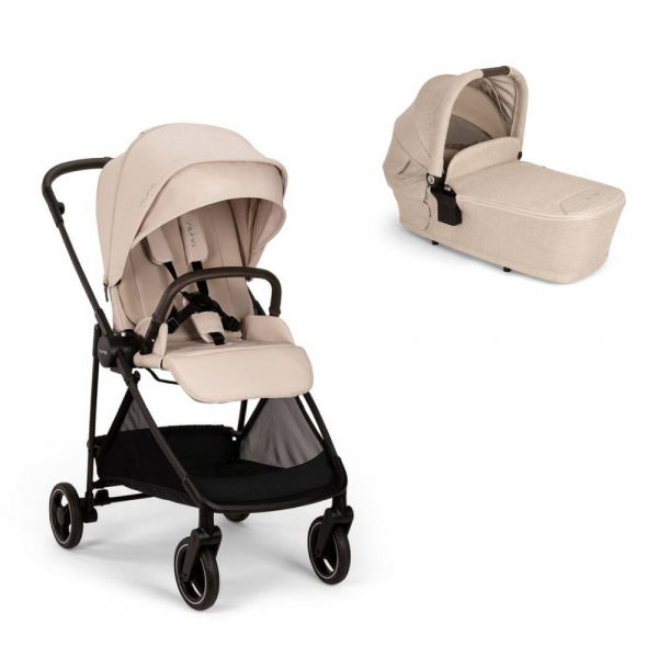 Poussette duo ixxa next + nacelle lytl biscotti Nuna