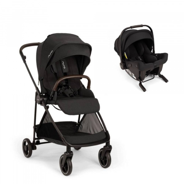 Poussette duo ixxa next + siège auto pipa urbn caviar Nuna