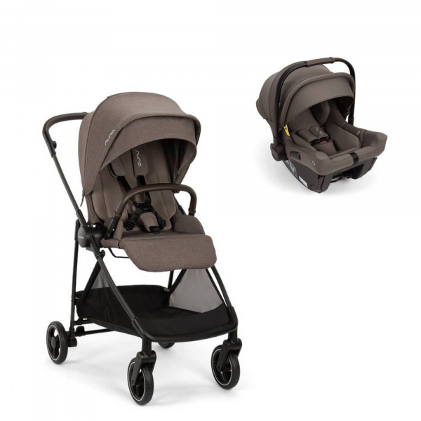 Poussette duo ixxa next + siège auto pipa urbn chestnut Nuna