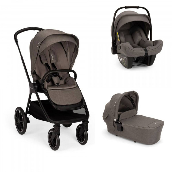 Poussette trio triv lx + siège auto pipa next + nacelle lytl thunder - base curv offerte Nuna