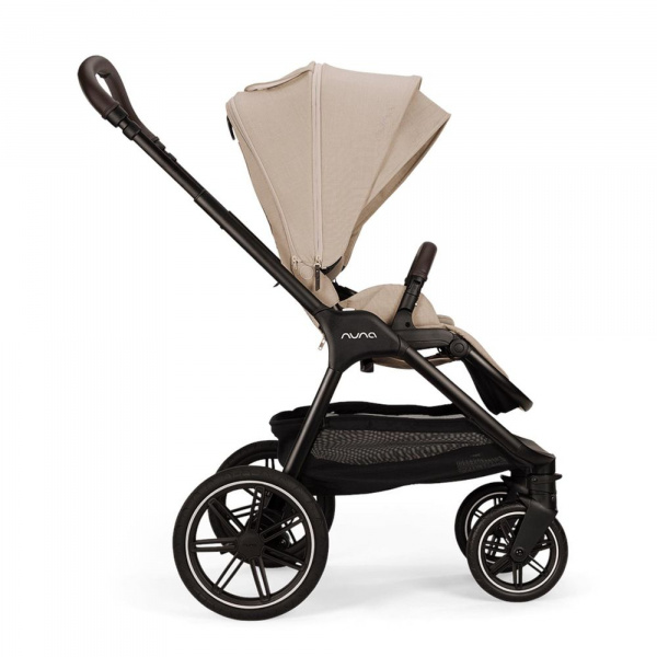 Poussette trio triv lx biscotti + siège auto pipa urbn caviar + nacelle lytl biscotti - base curv offerte Nuna