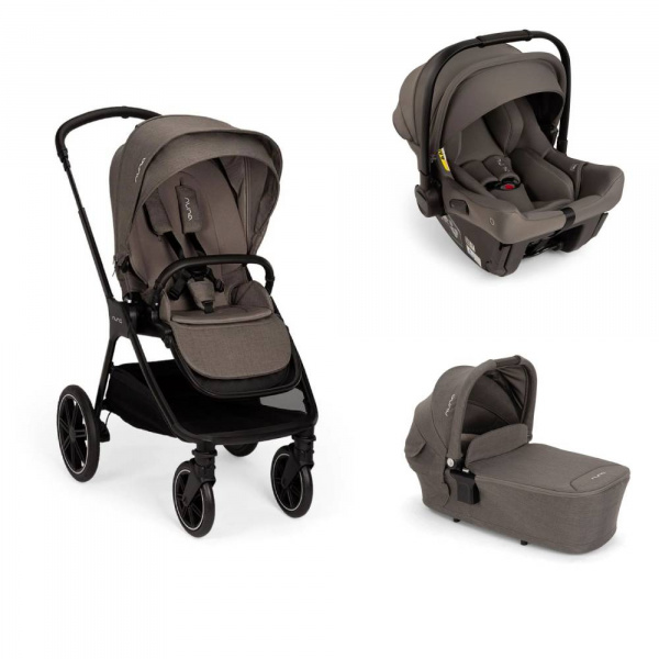 Poussette trio triv lx + siège auto pipa urbn + nacelle lytl thunder - base curv offerte Nuna