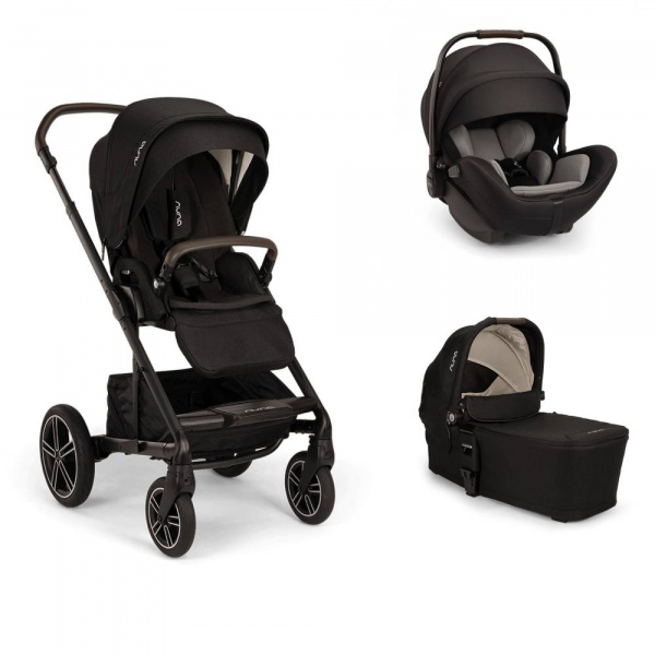 Poussette trio mixx next + siège auto arra flex + nacelle mixx next thunder Nuna
