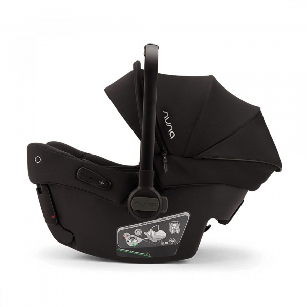 Poussette trio trvl lx mica + siège auto pipa urbn caviar + nacelle lytl biscotti - collection bmw - base curv offerte Nuna