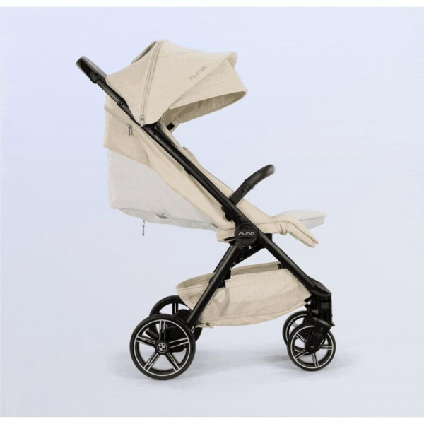 Poussette trio trvl lx mica + siège auto pipa urbn caviar + nacelle lytl biscotti - collection bmw - base curv offerte Nuna