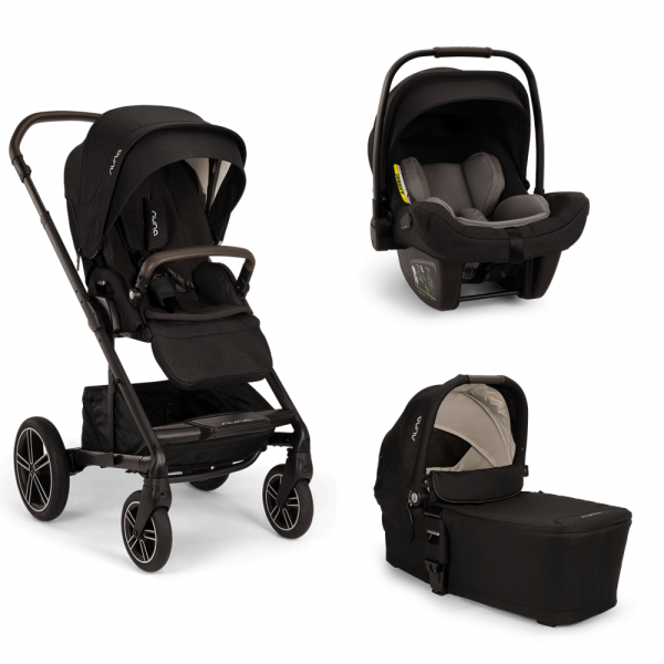 Poussette trio mixx next + siège auto pipa next + nacelle mixx pine Nuna