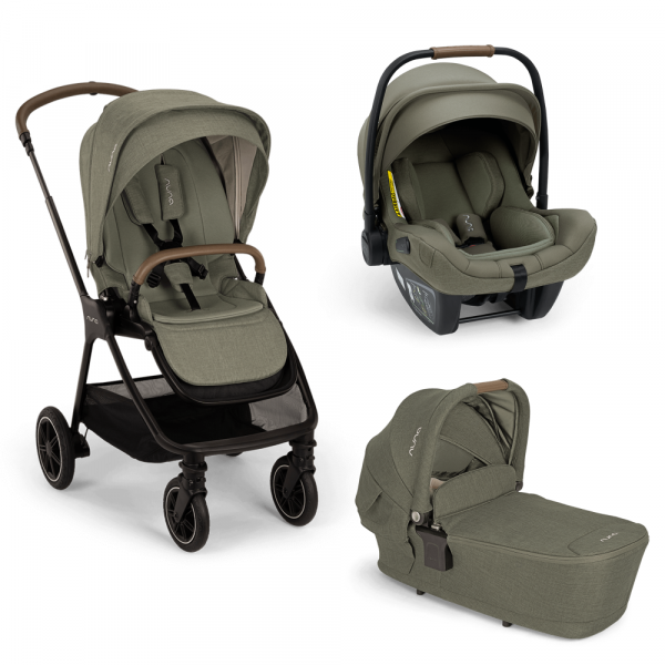 Poussette trio triv next + siège auto pipa next + nacelle lytl cedar Nuna