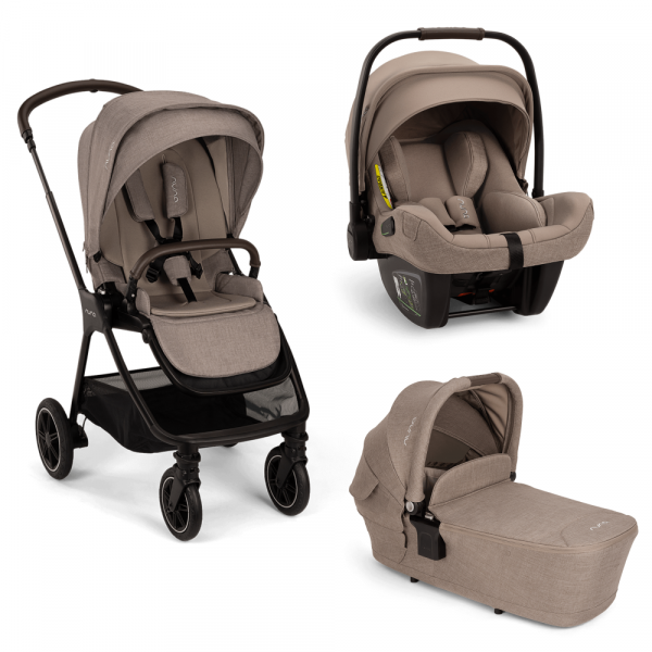 Poussette trio triv next + siège auto pipa next + nacelle lytl cedar Nuna