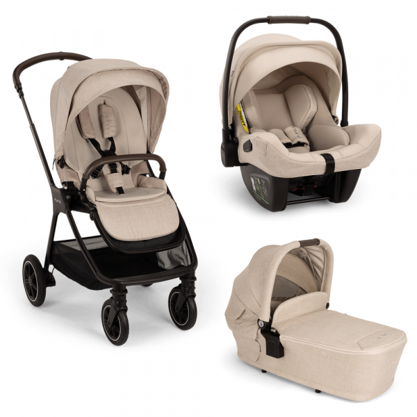 Poussette trio triv next + siège auto pipa next + nacelle lytl cedar Nuna