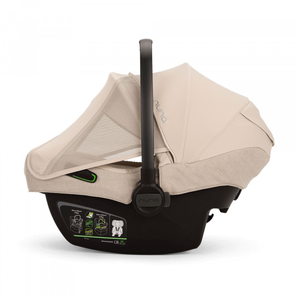 Poussette trio triv lx + siège auto pipa next + nacelle lytl biscotti - base curv offerte Nuna