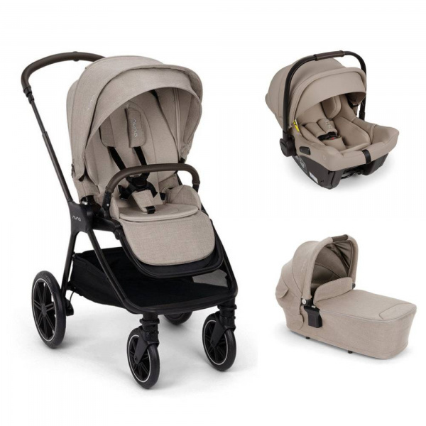 Poussette trio triv next + siège auto pipa urbn + nacelle lytl chateau Nuna