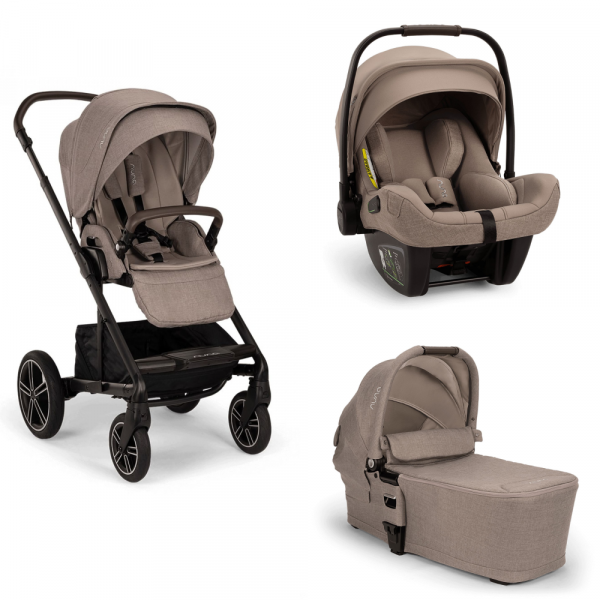 Poussette trio mixx next + siège auto pipa next + nacelle mixx pine Nuna