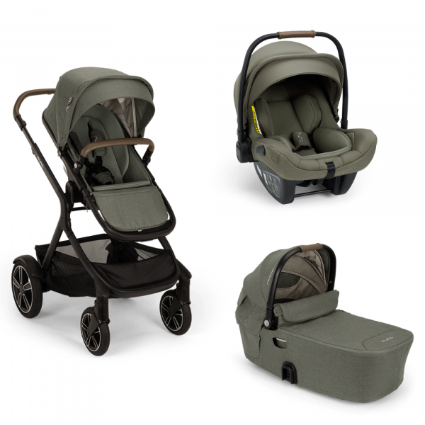 Poussette trio demi next + siège auto pipa next + nacelle demi next pine Nuna