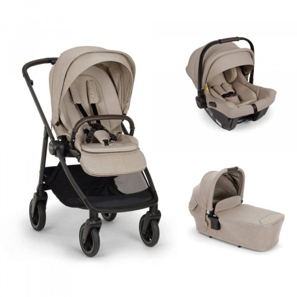 Poussette trio swiv + siège auto pipa urbn + nacelle lytl chateau Nuna