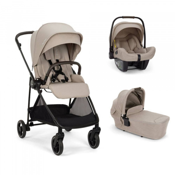 Poussette trio ixxa next + siège auto pipa next + nacelle lytl chateau Nuna