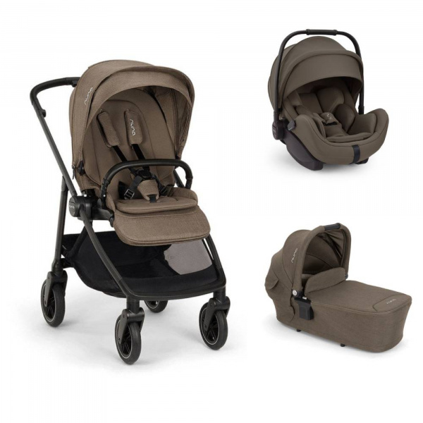 Poussette trio swiv + siège auto arra flex + nacelle lytl pistachio Nuna