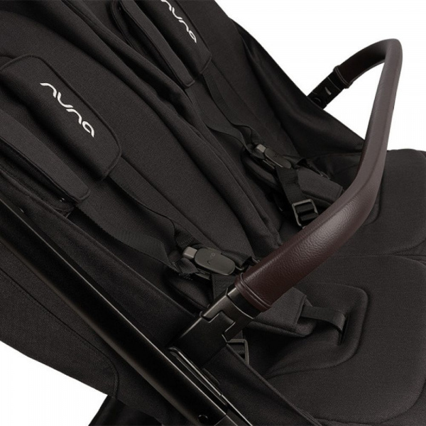 Poussette double trvl dubl caviar Nuna