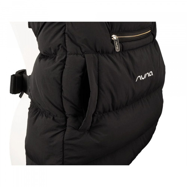 Housse protection hiver caviar pour porte bébé cudl Nuna