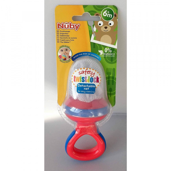 Grignoteuse bébé rouge Nuby
