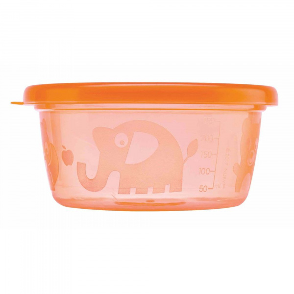 Lot de 6 pots de conservation 300 ml Nuby