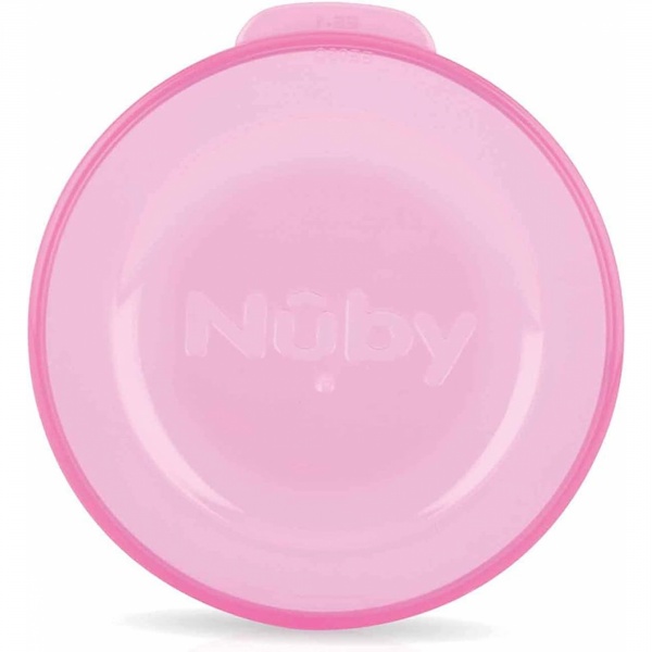Tasse d'apprentissage 360° avec anses 240ml rose Nuby