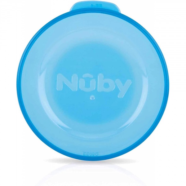 Tasse d'apprentissage 360° avec anses 240ml bleu Nuby