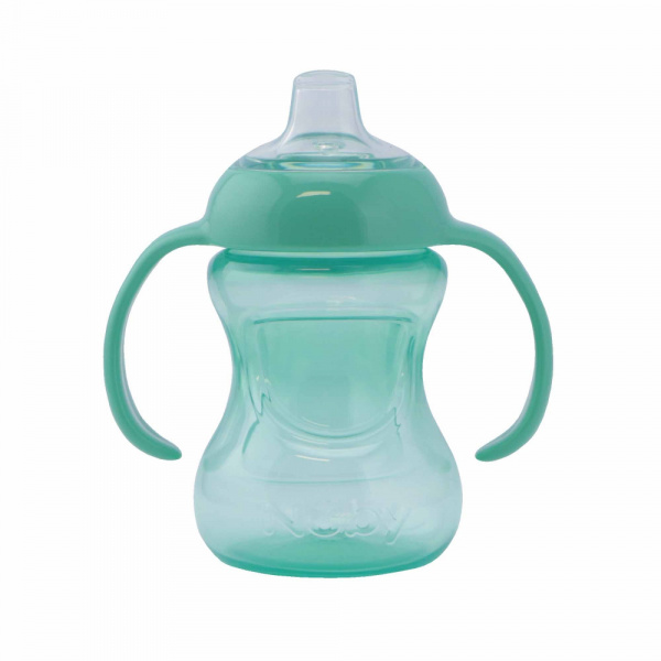 Mini tasse d'apprentissage avec anses 150ml vert Nuby