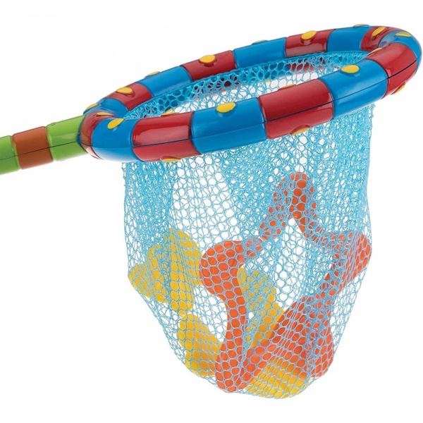 Jouet de bain petit panier et 4 anneaux Nuby