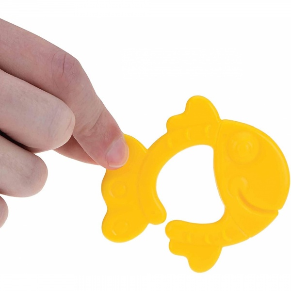 Jouet de bain petit panier et 4 anneaux Nuby