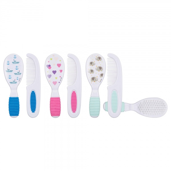 Lot de brosses et peignes bébé Nuby