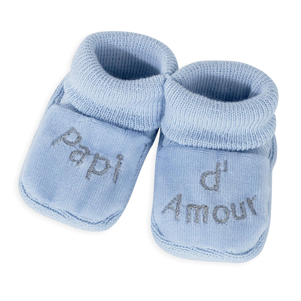 Chaussons naissance maman d'amour Trois Kilos Sept - Annonce grossesse