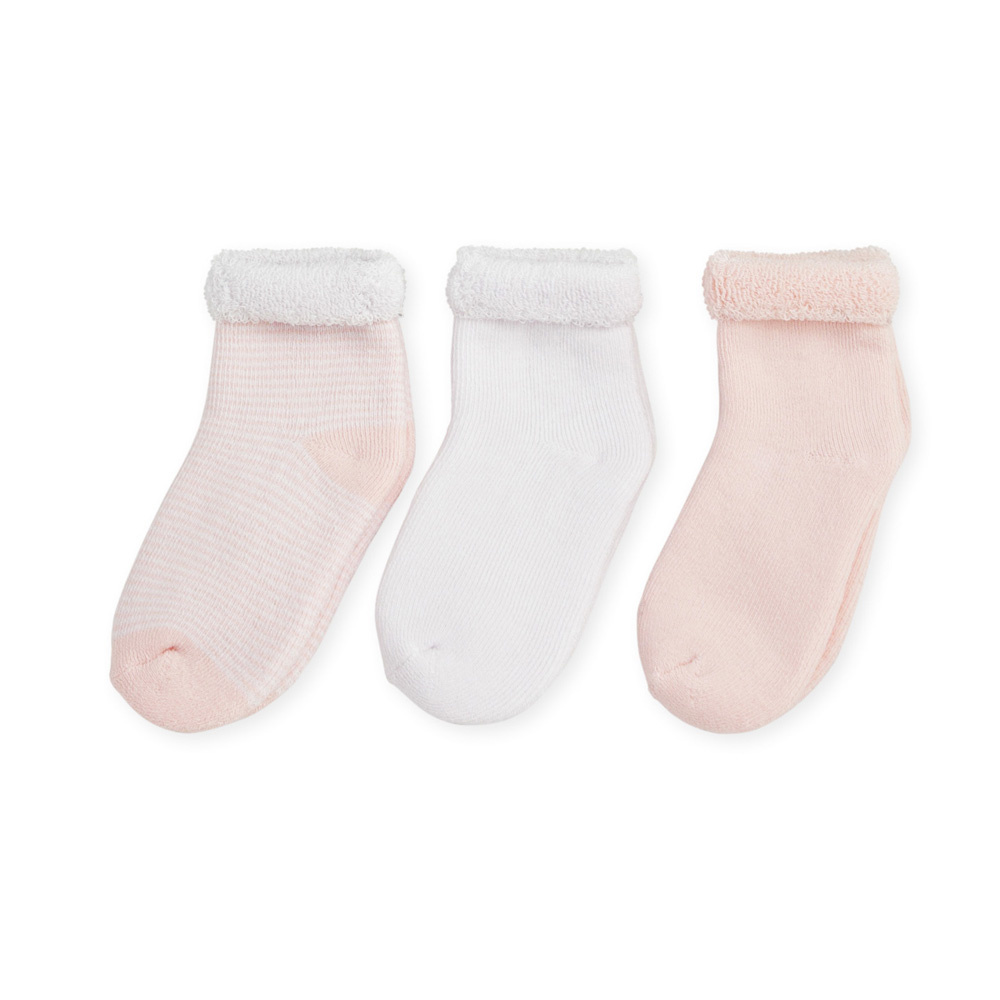 Chaussette Bebe Lot De 3 T 0 3m Rose Ou Bleu Socks Tights Baby Toddler Clothing