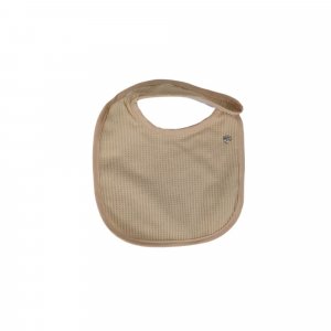 Les imparfaits - lot de 6 bavoirs naissance nid d'abeille unis sauge Trois kilos sept