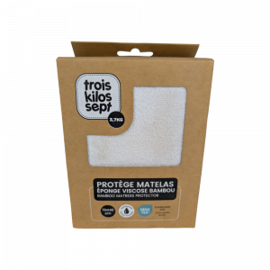 Les imparfaits - alèse en viscose de bambou 70 x 140 cm Trois kilos sept