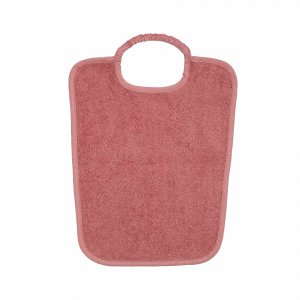 Bavoir maternelle rose Trois kilos sept