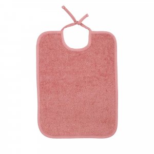 Bavoir à lacets rose Trois kilos sept