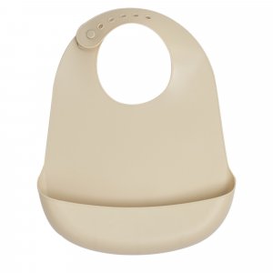 Bavoir silicone nougat Trois kilos sept