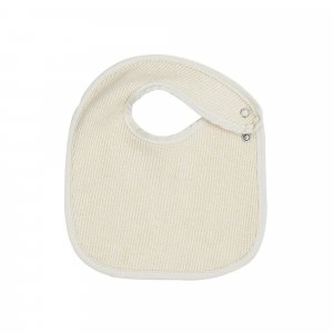 Lot de 6 bavoirs naissance nid d'abeille unis sauge Trois kilos sept