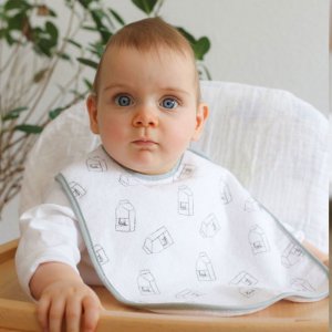 Lot de 5 bavoirs naissance Trois kilos sept