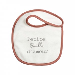 Lot de 6 bavoirs mots tendres Trois kilos sept