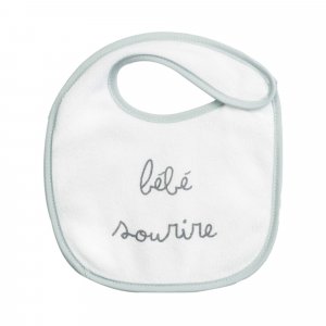 Lot de 6 bavoirs mots tendres Trois kilos sept