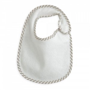 Lot de 7 bavoirs naissance essentiel vanille Trois kilos sept