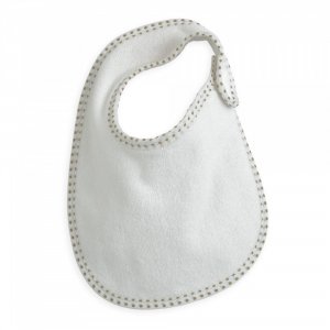 Lot de 7 bavoirs naissance essentiel vanille Trois kilos sept