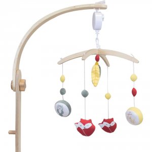 Mobile musical bébé cache cache en forêt Trois kilos sept