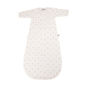 Gigoteuse coton manches amovibles 18-36 mois coeurs roses Trois kilos sept