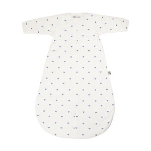 Gigoteuse coton manches amovibles coeurs bleus 18/36 mois Trois kilos sept